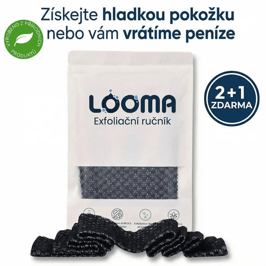 Exfoliační sprchový ručník LOOMA