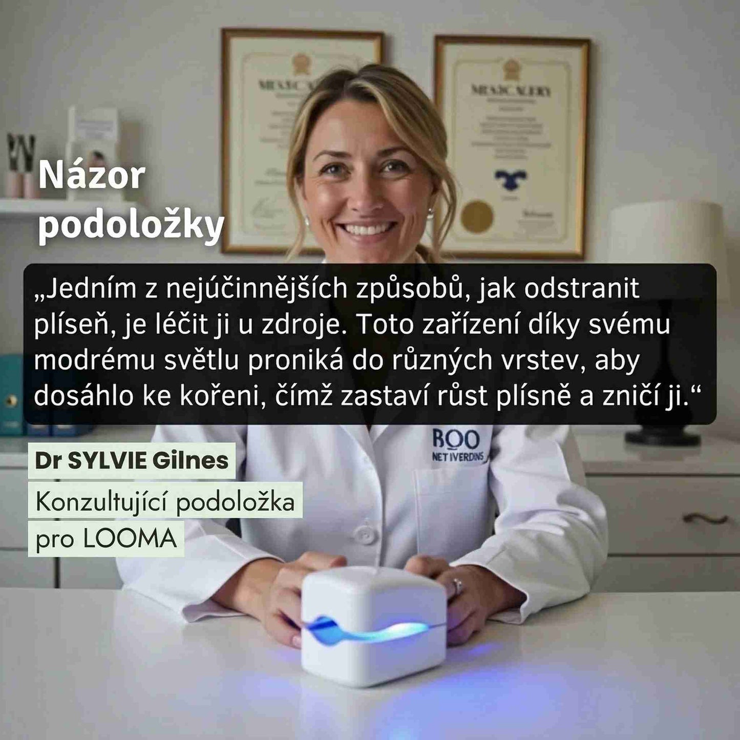 LOOMA - Léčí plísňové infekce a opravit nehty
