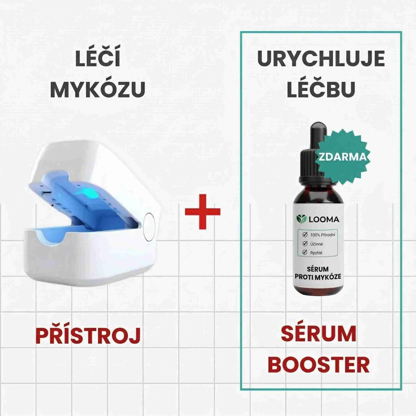 LOOMA - Léčí plísňové infekce a opravit nehty