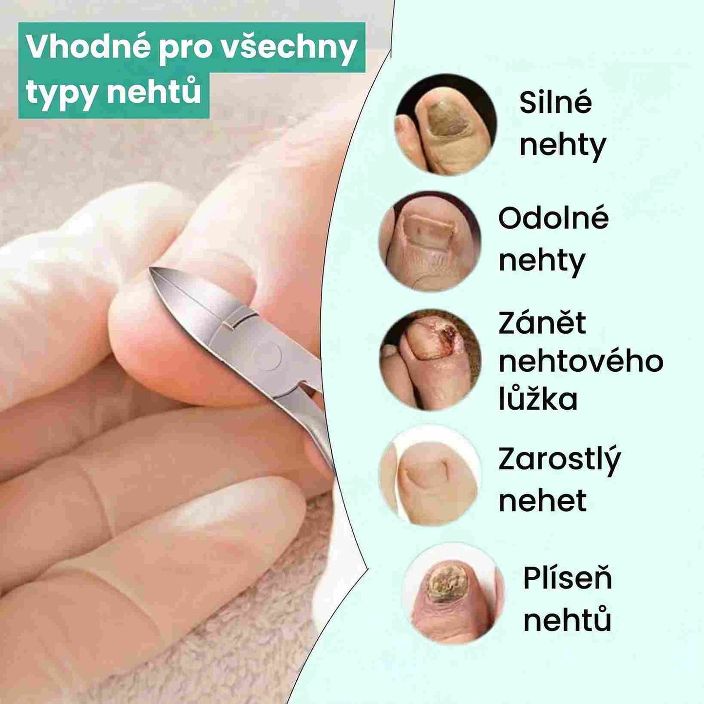 Kleštičky na nehty proti mykóze - LOOMA